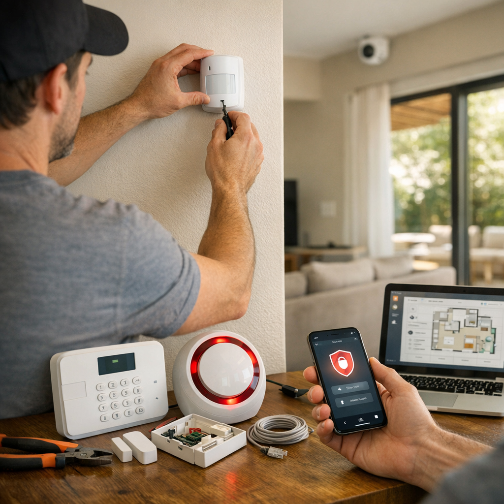Comment installer et connecter une alarme dans une maison