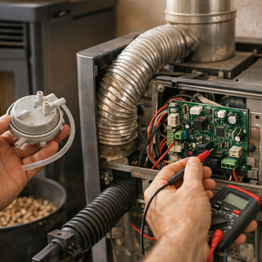 Pressostat, conduit ou carte électronique : comment orienter le diagnostic