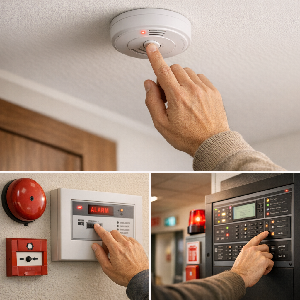 Adapter le geste au type d’alarme : DAAF, filaire, SSI ou ERP