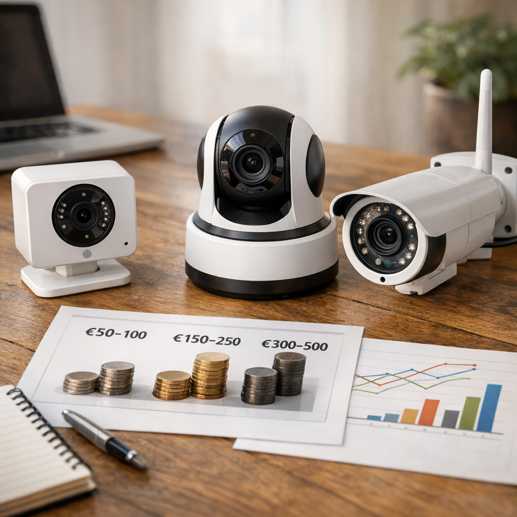 Prix d’une caméra IP en 2026 : fourchettes à comparer