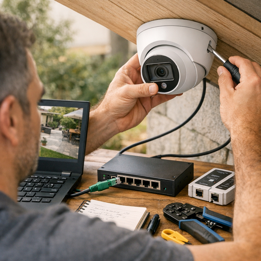 Installation et configuration d’une caméra IP Dahua PoE : les étapes essentielles
