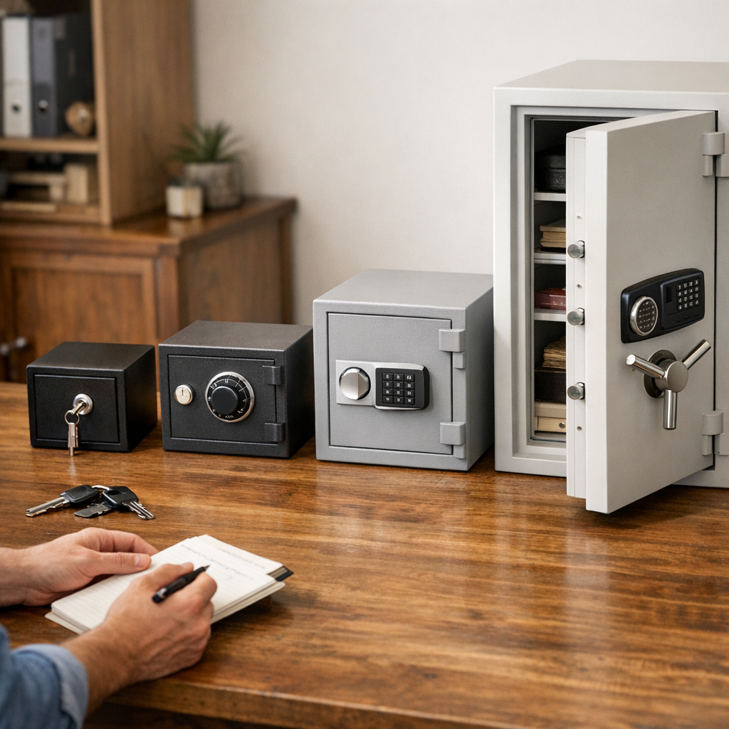 4. Comparer les différents types de serrures, volumes et emplacements