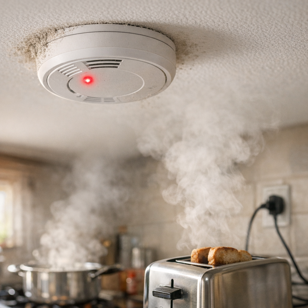 Pourquoi le détecteur bip sans fumée : emplacement, poussière, vapeur et appareil électrique