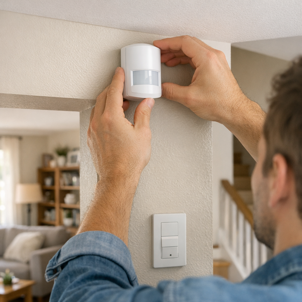 Où placer et comment installer un détecteur de mouvement intérieur