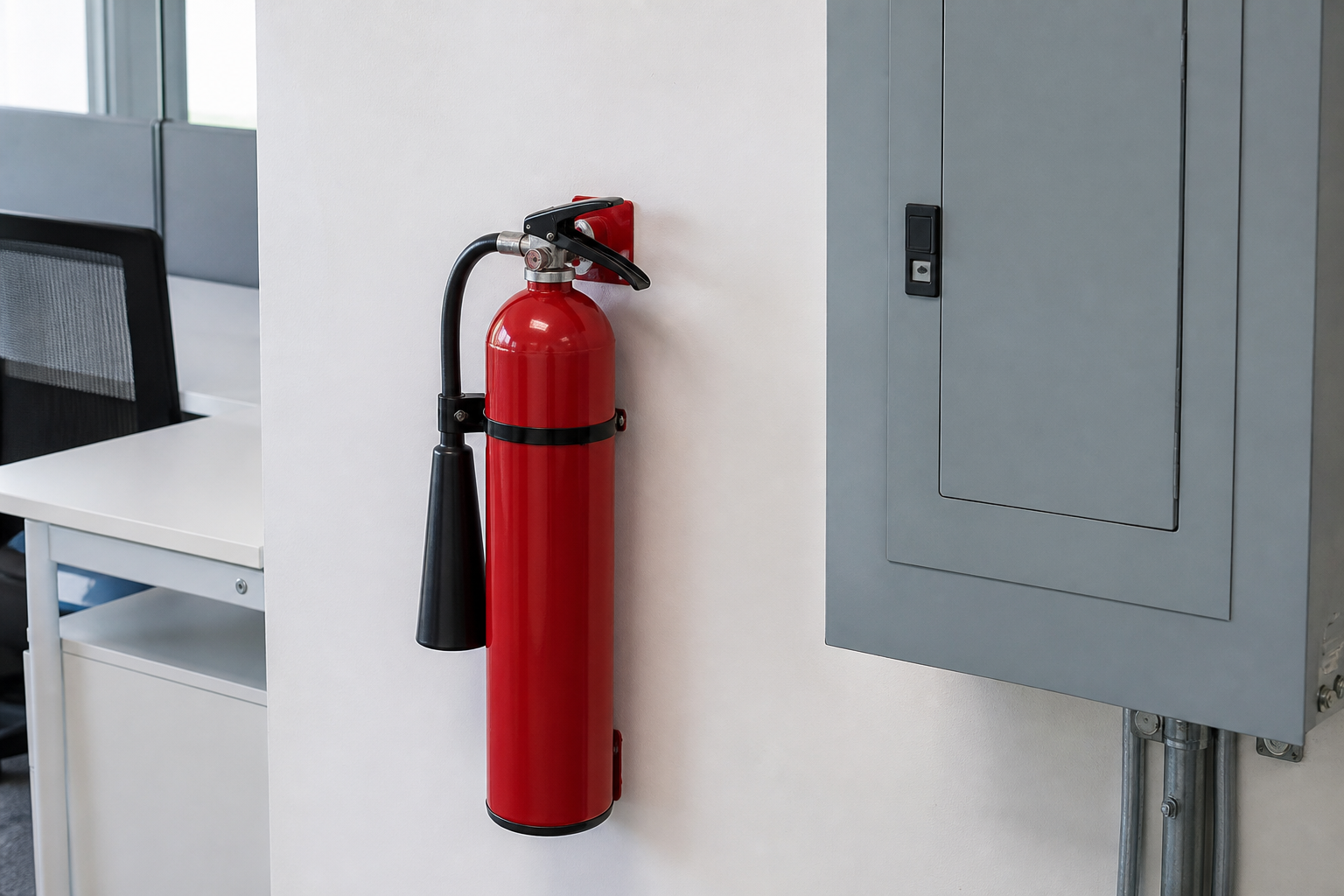 Quel extincteur choisir face à un feu électrique ?
