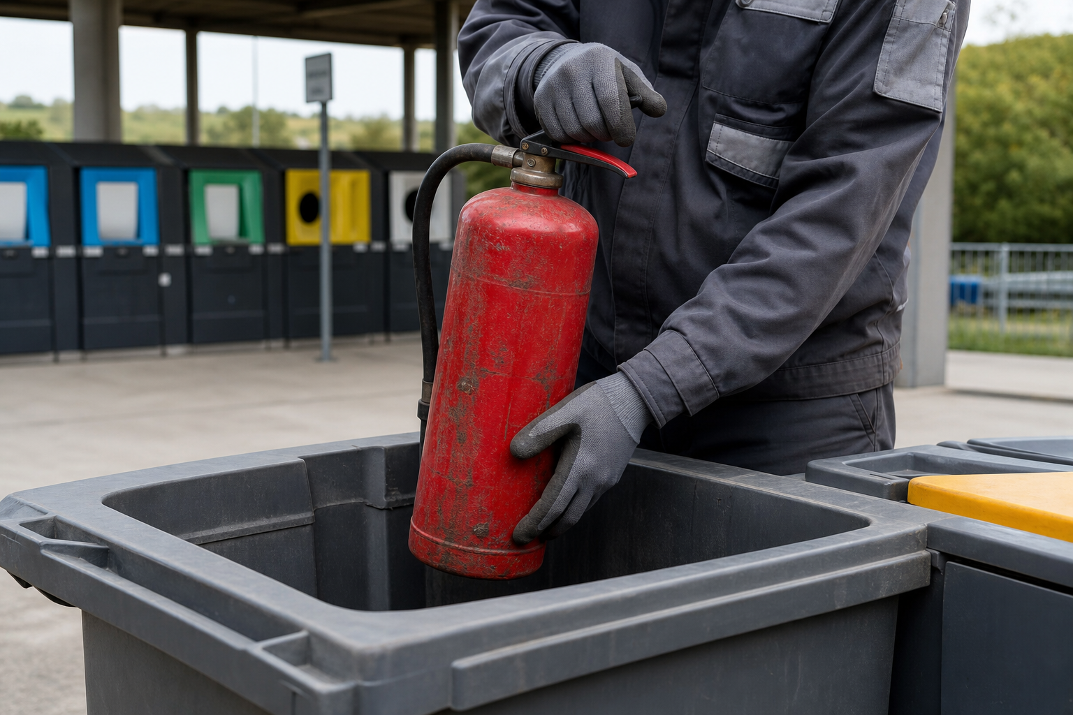 Que faire d’un extincteur à recycler en toute sécurité