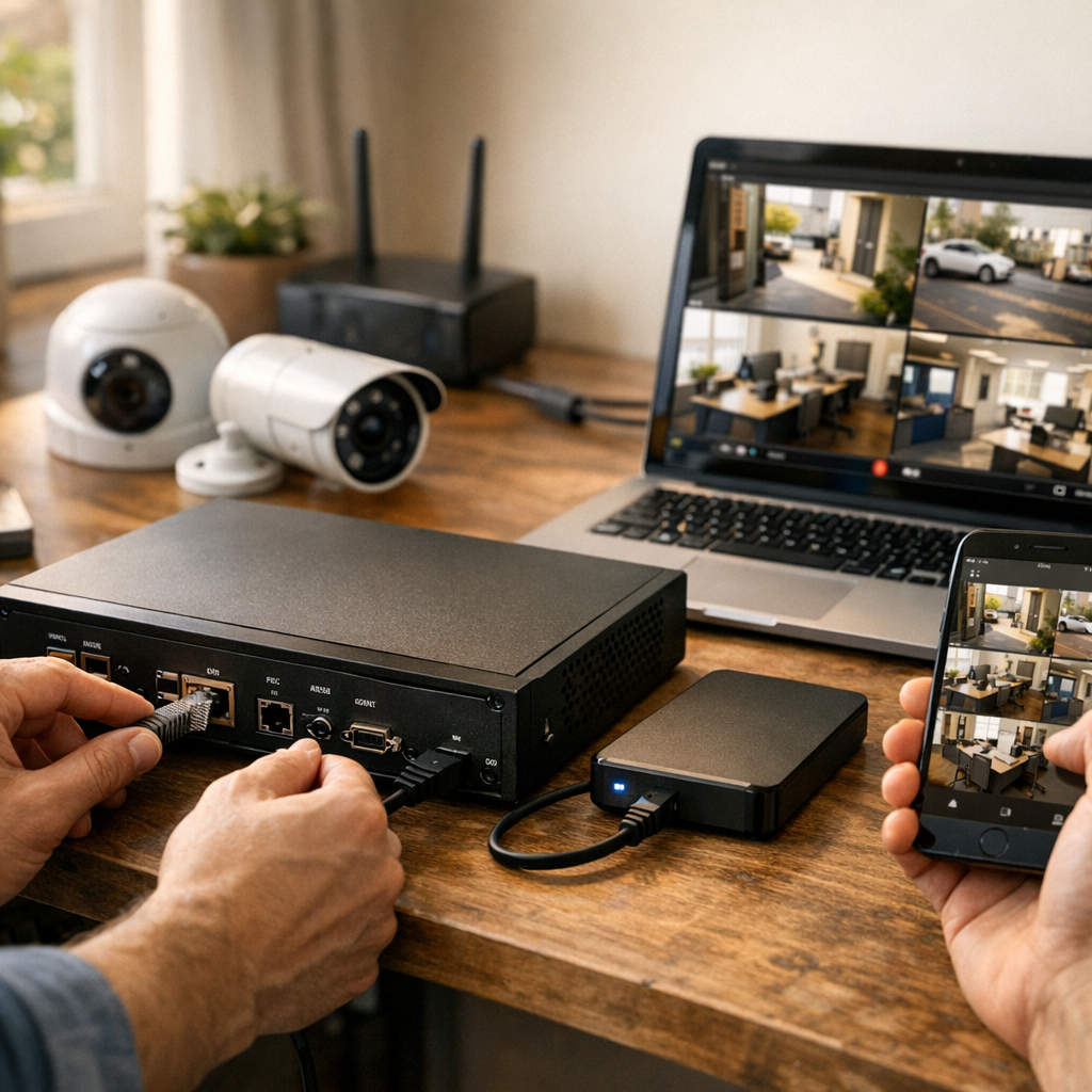 Configuration facile d’un NVR Hikvision : branchement, stockage, accès distant