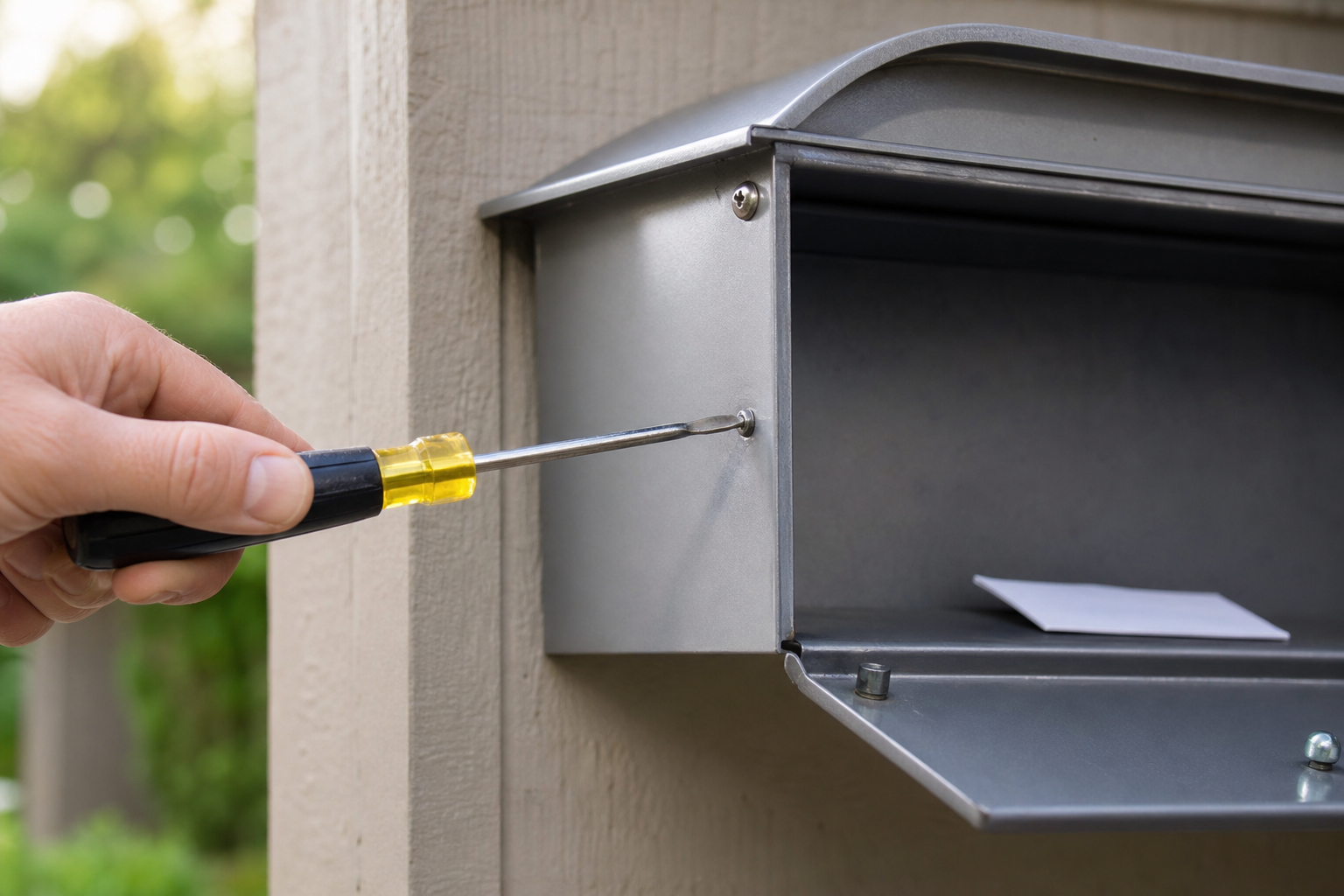 Comment ouvrir une boîte aux lettres sans clé sans l'abîmer