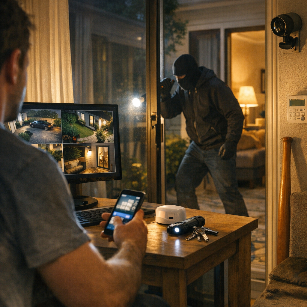 Comment éviter un cambriolage la nuit et protéger sa maison ?