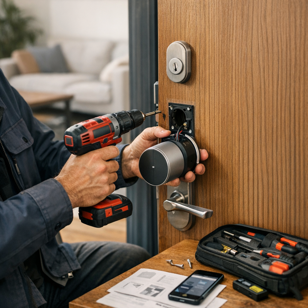 Installation d’une serrure connectée professionnelle : étapes et points de vigilance