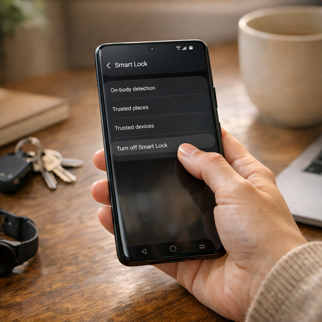 Désactiver ou retirer Smart Lock, notamment sur Samsung