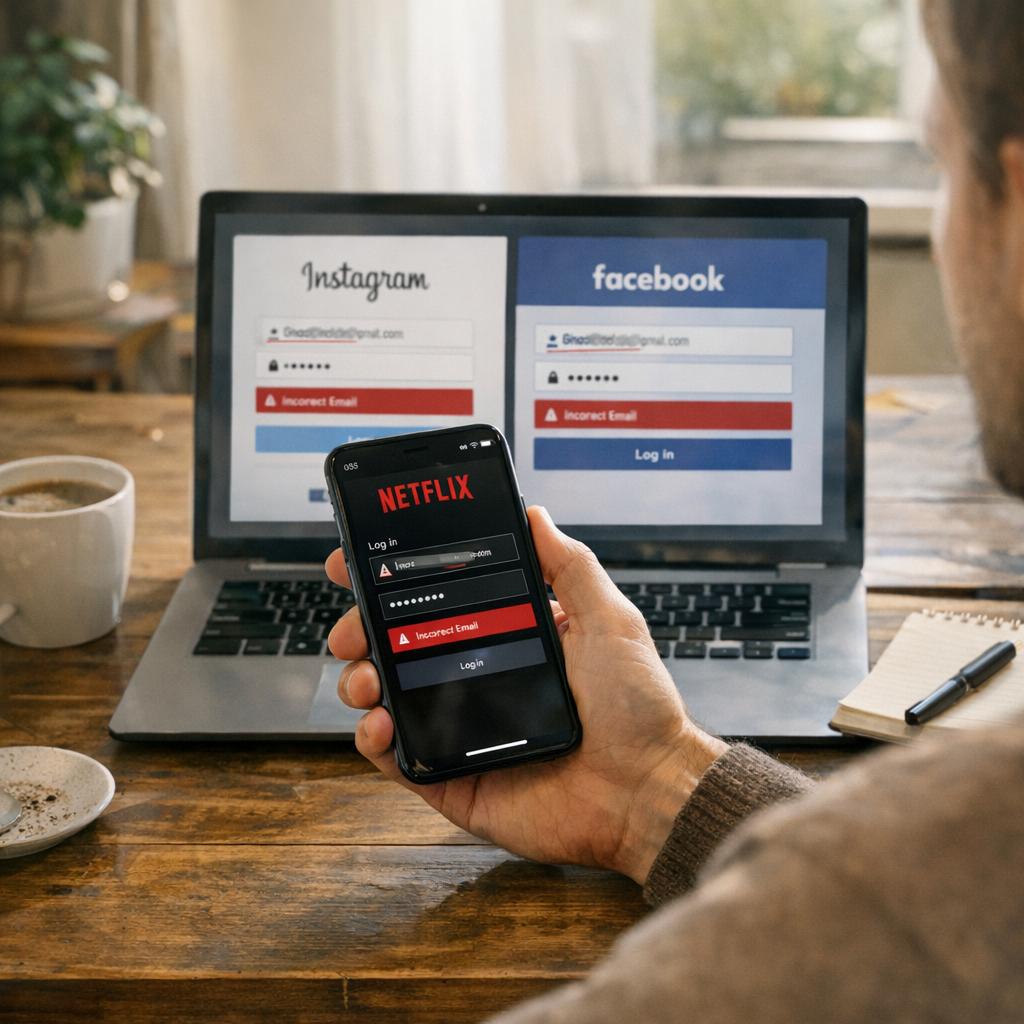 Netflix, Instagram, Facebook : que faire quand Smart Lock remplit le mauvais compte ?