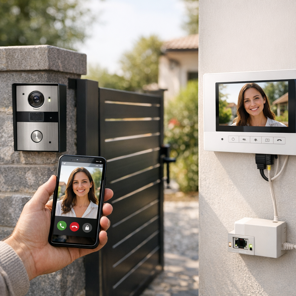 Visiophone wifi, filaire 2 fils ou IP : quel modèle pour quel portail ?